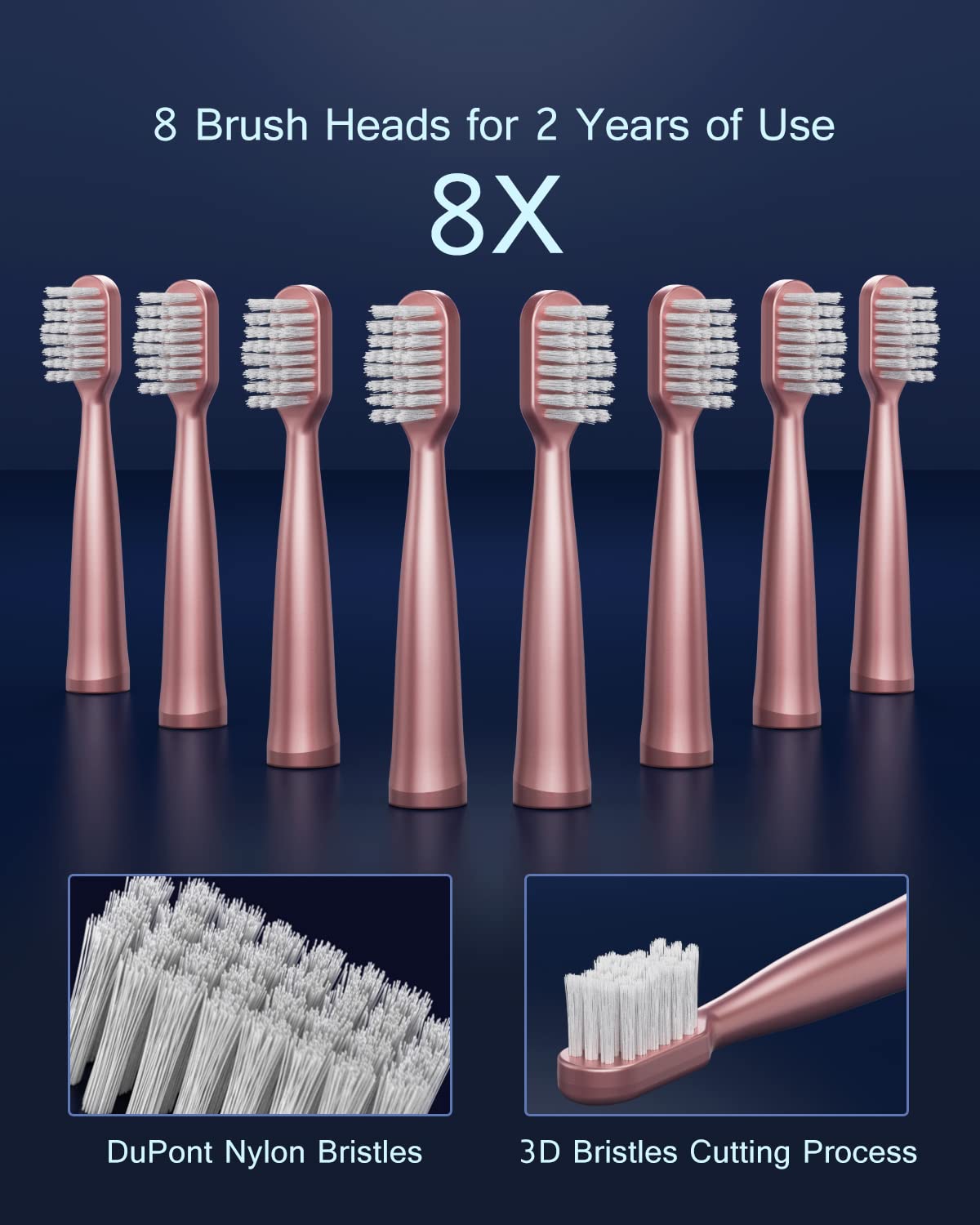 AJELU Sonic Electric Toothbrush for Adults USB Rechargeable – alternate angle