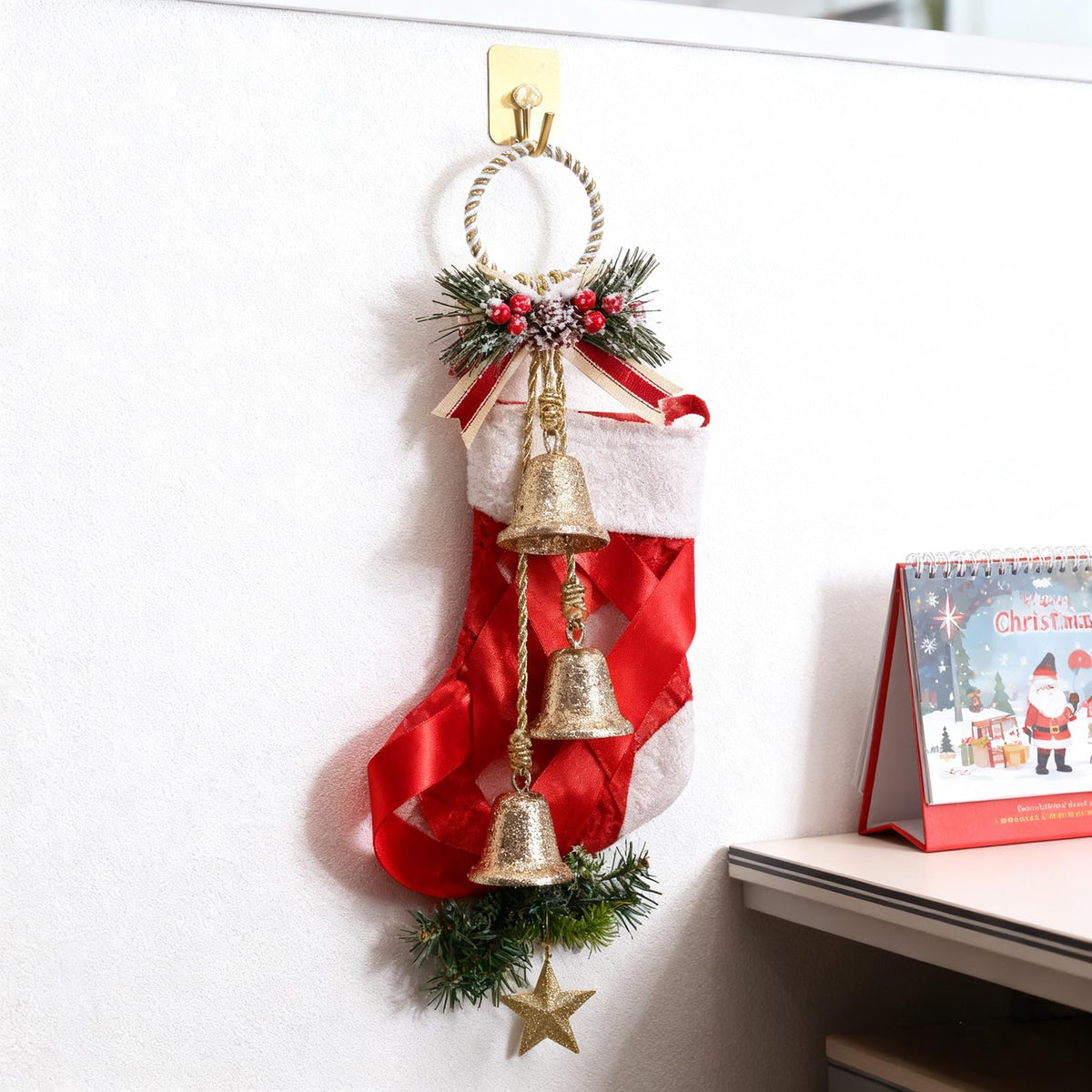Relbud Christmas Bells Decorations Jingle Bell Hanging Decorative – full view
