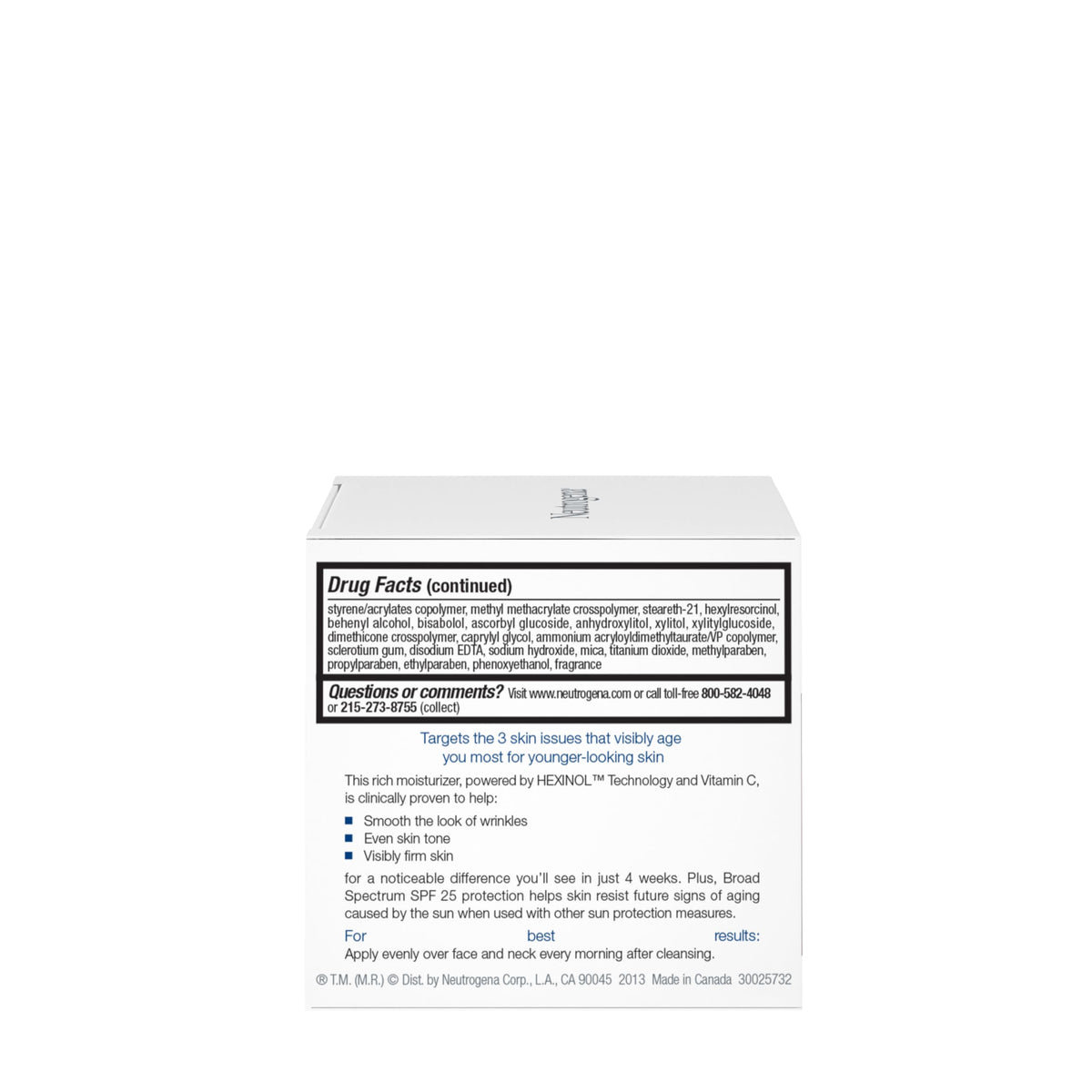 Neutrogena Triple Age Repair Face Moisturizer SPF 25 1 7 fl – full view