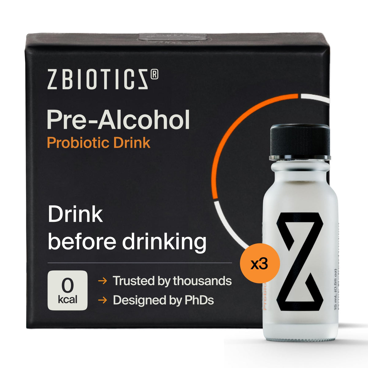 ZBiotics Pre Alcohol Probiotic Drink Responsibly for an - ZBiotics Official Imagery - 2