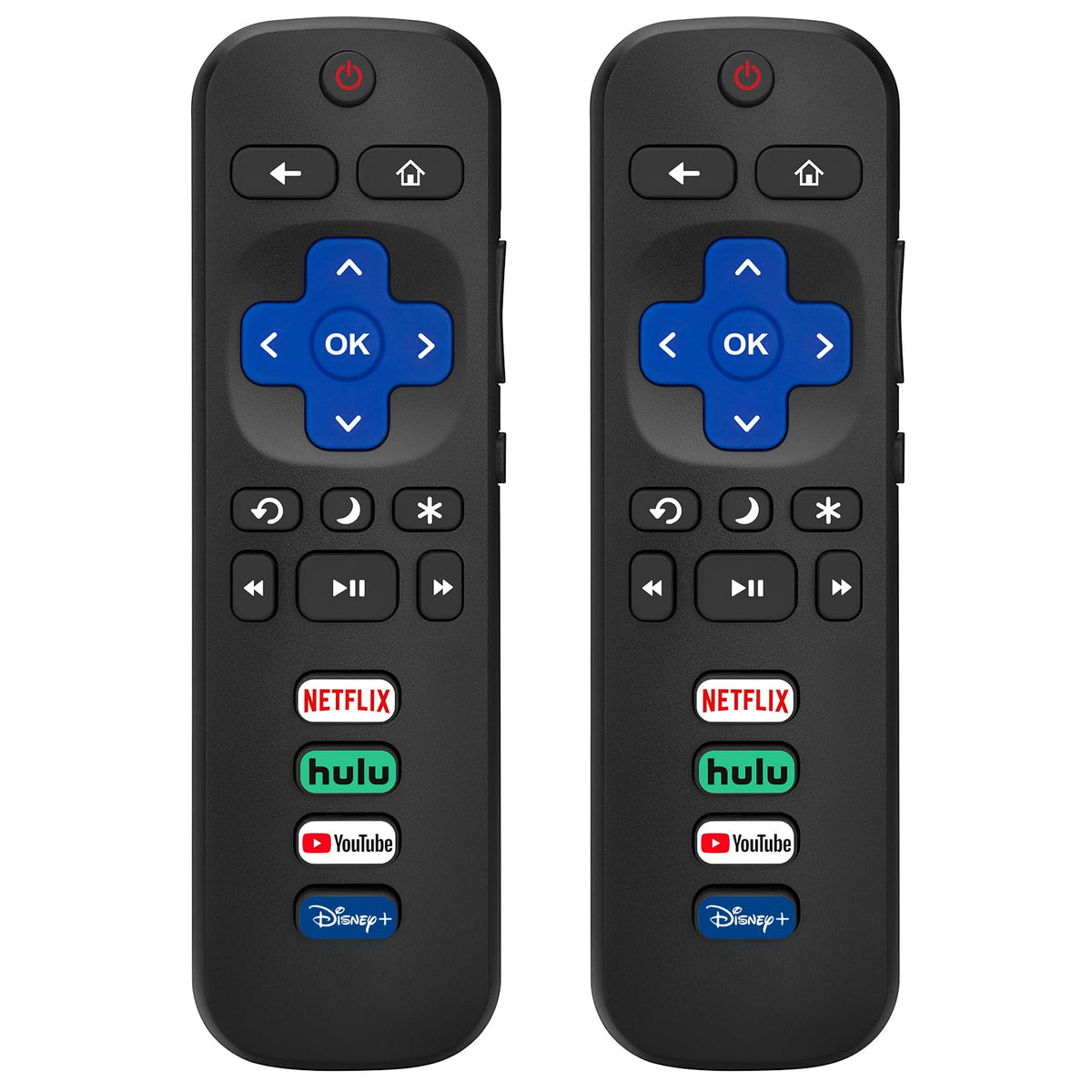 Acoyer Replacement Remote Control for Roku TV for TCL Roku Onn Roku – product photo (Remote Controls)