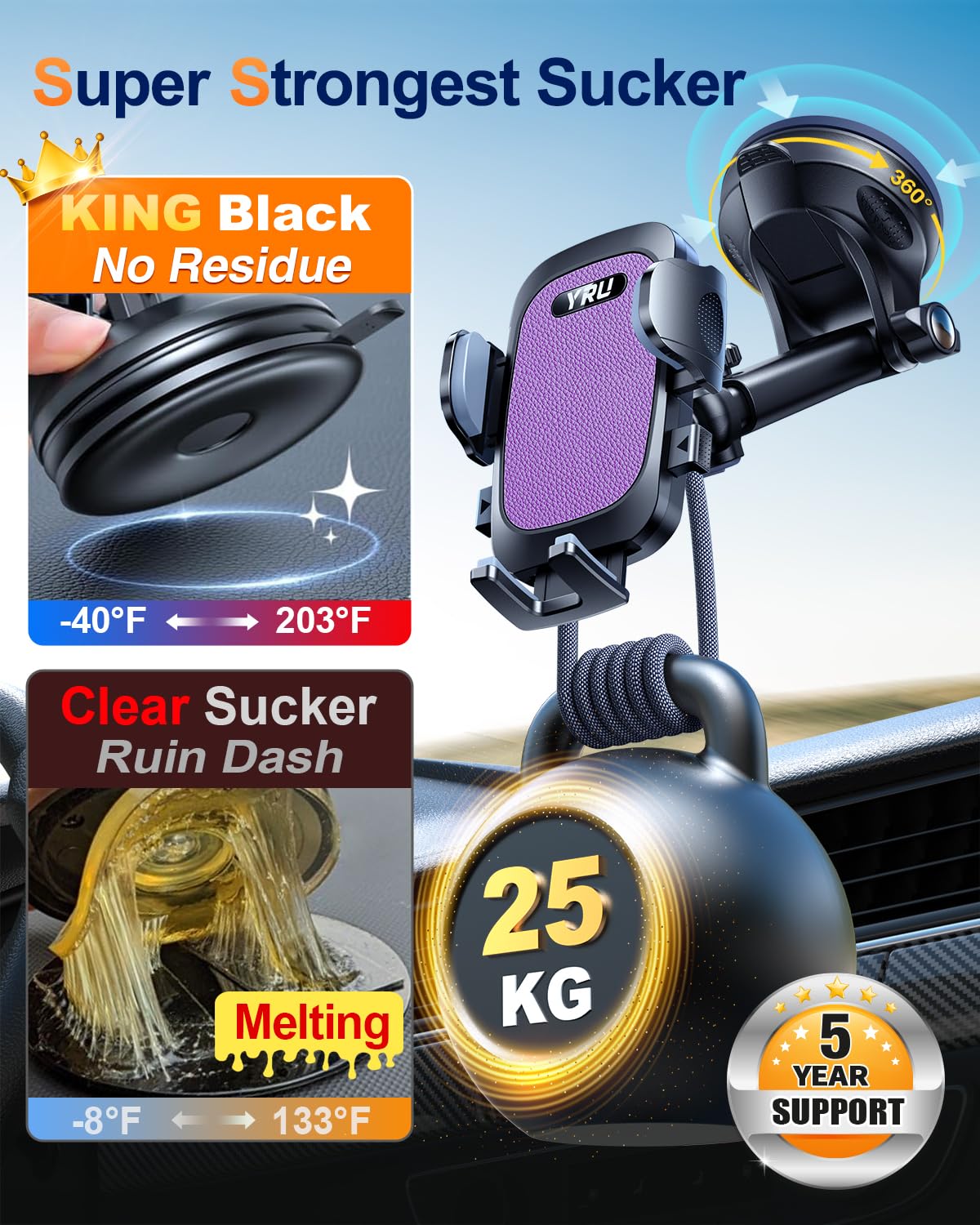 YRU True Military Grade 360 Rotation Suction 2026 Ultimate - YRU Official Imagery - 7