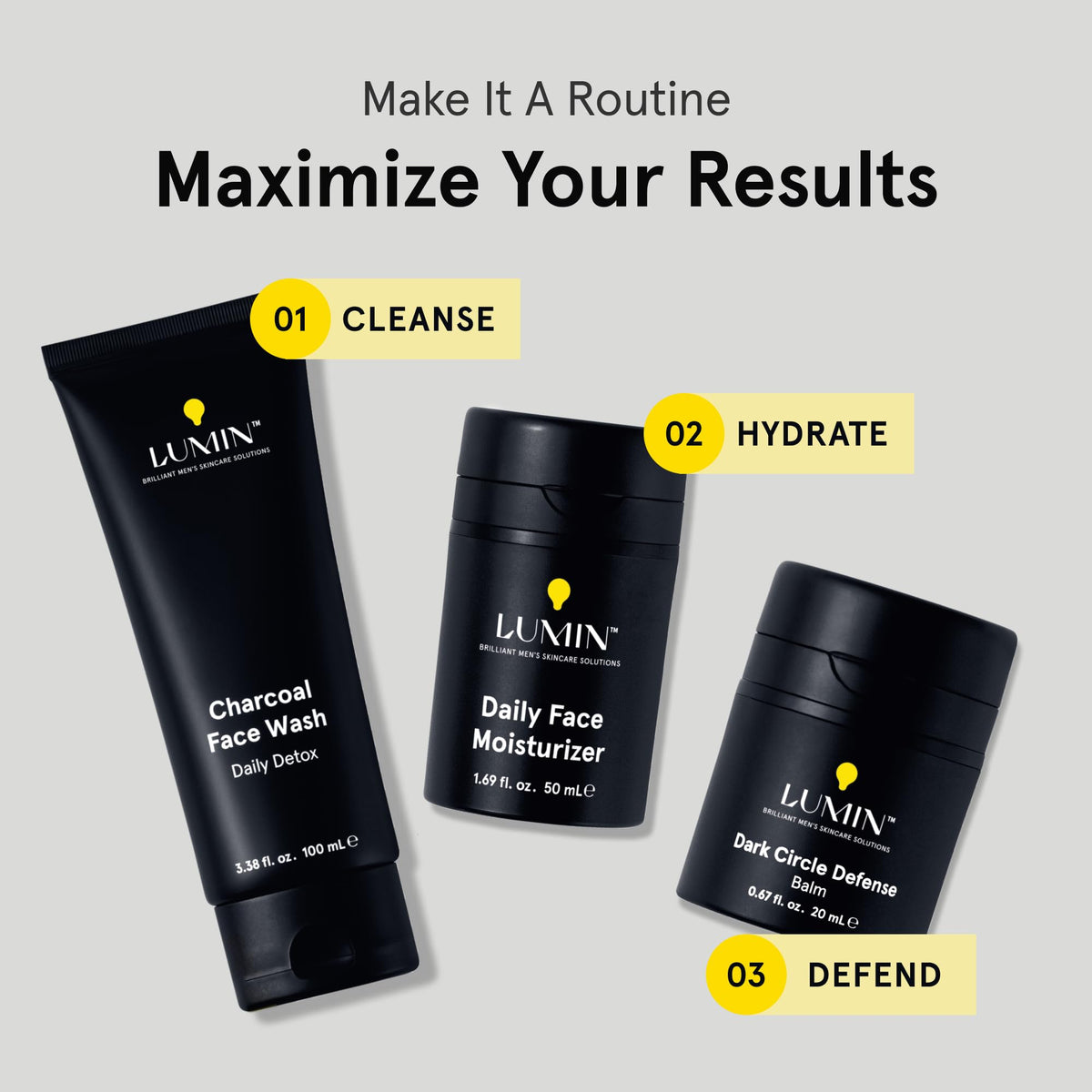 Lumin Charcoal Face Wash for Men - Lumin Official Imagery - 6