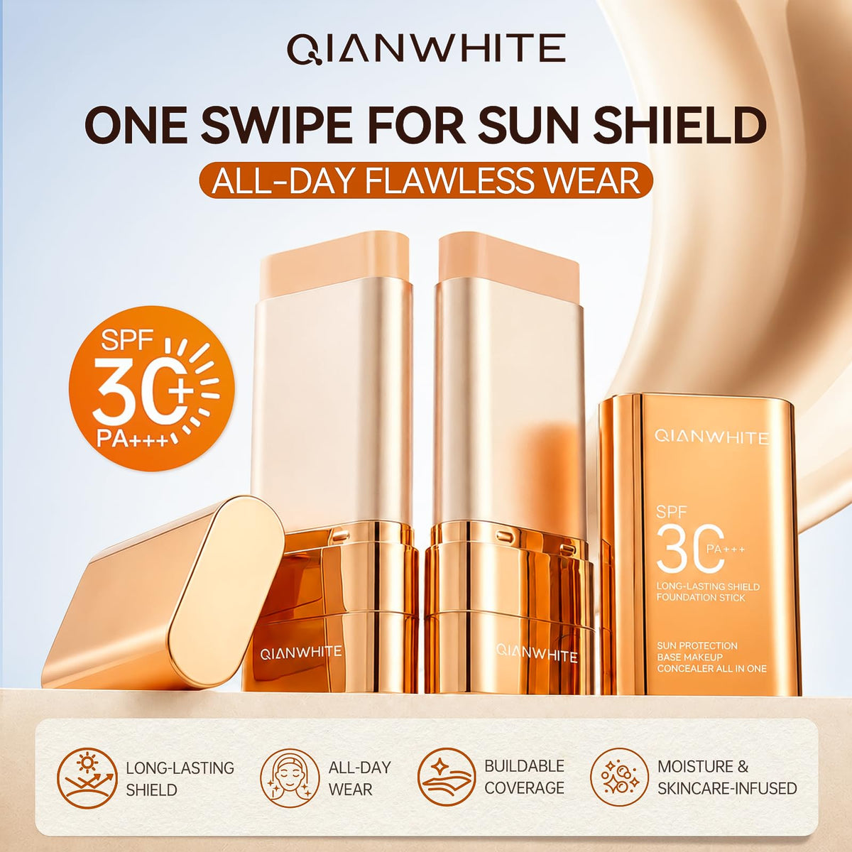 Face Sunscreen Stick - QIANWHITE Official Imagery - 3