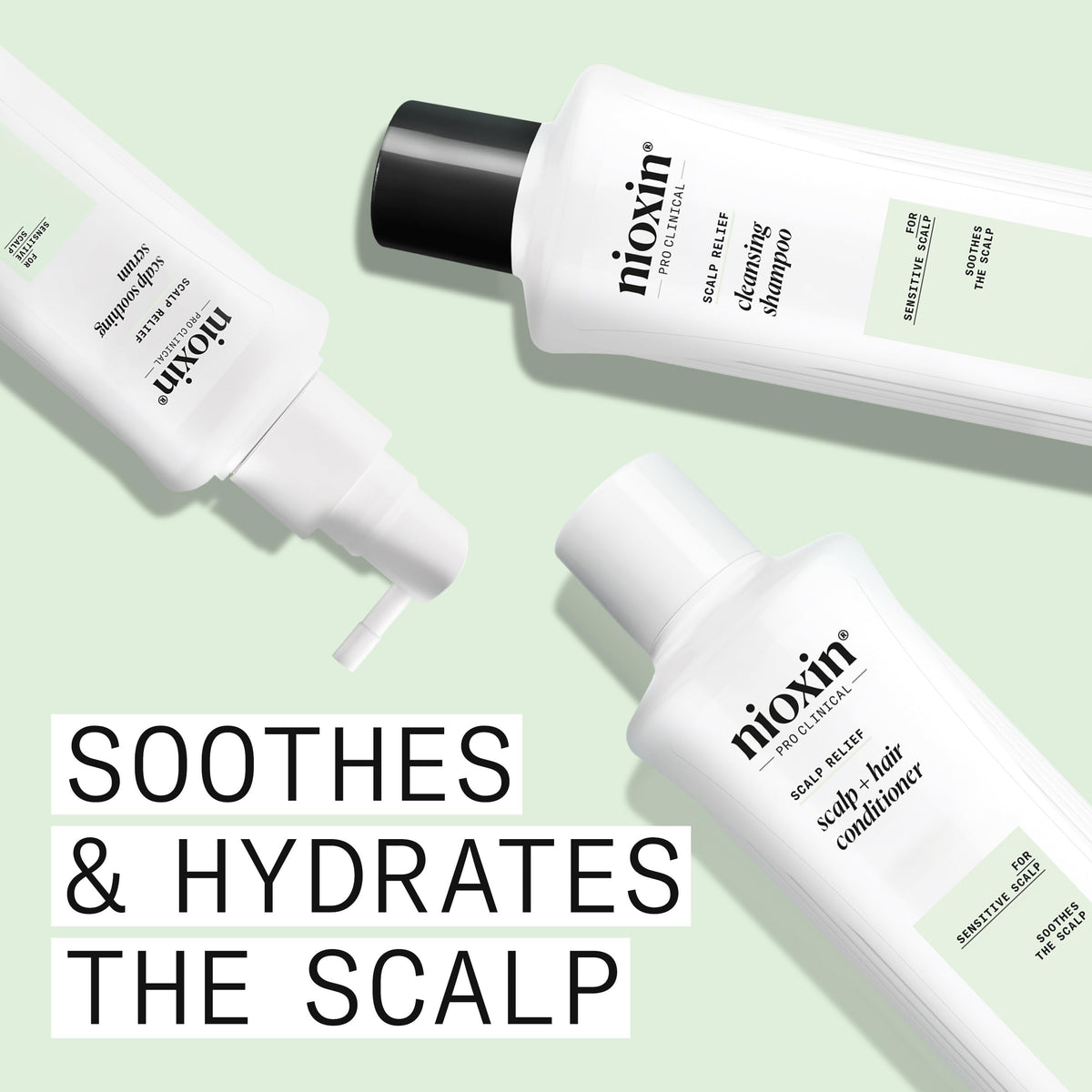 NIOXIN Scalp Relief Soothing Serum - Premium Selection Official Imagery - 4