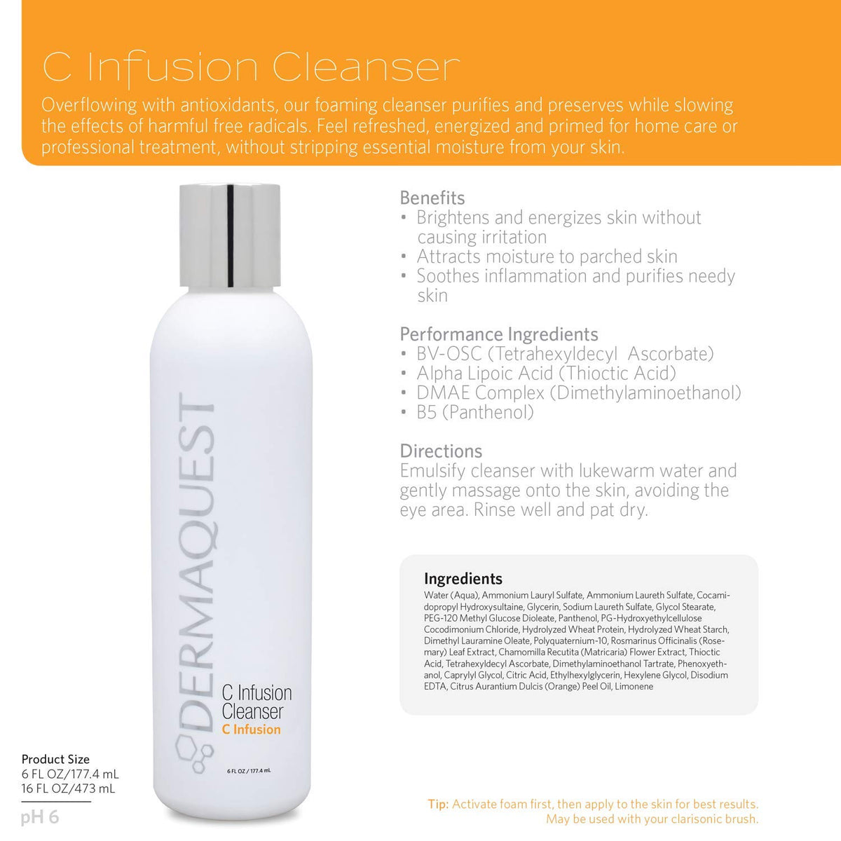 DermaQuest C Infusion Facial Cleanser - DermaQuest Official Imagery - 6