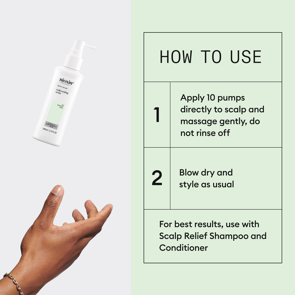 NIOXIN Scalp Relief Soothing Serum - Premium Selection Official Imagery - 6