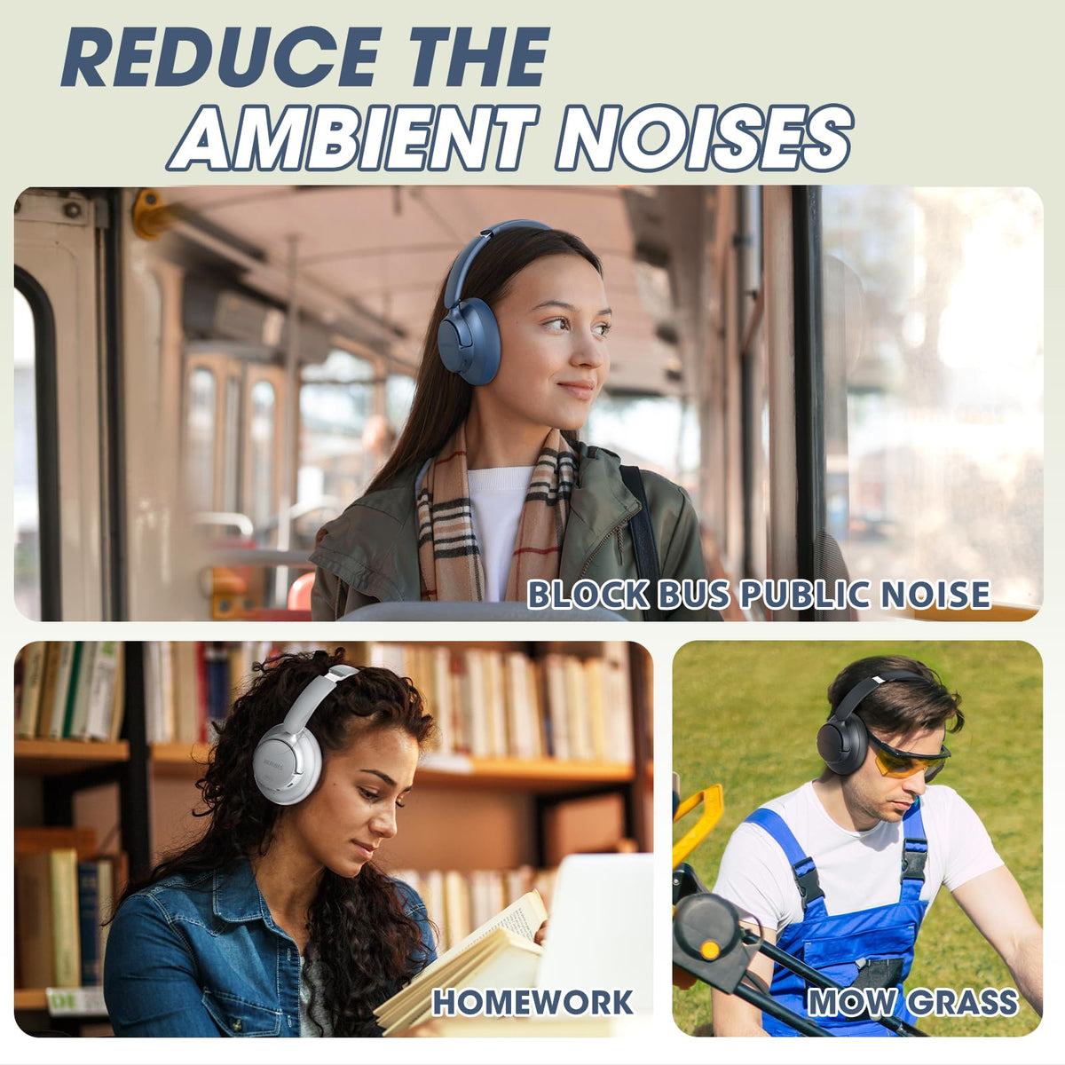 BERIBES – Over-Ear Headphones on display