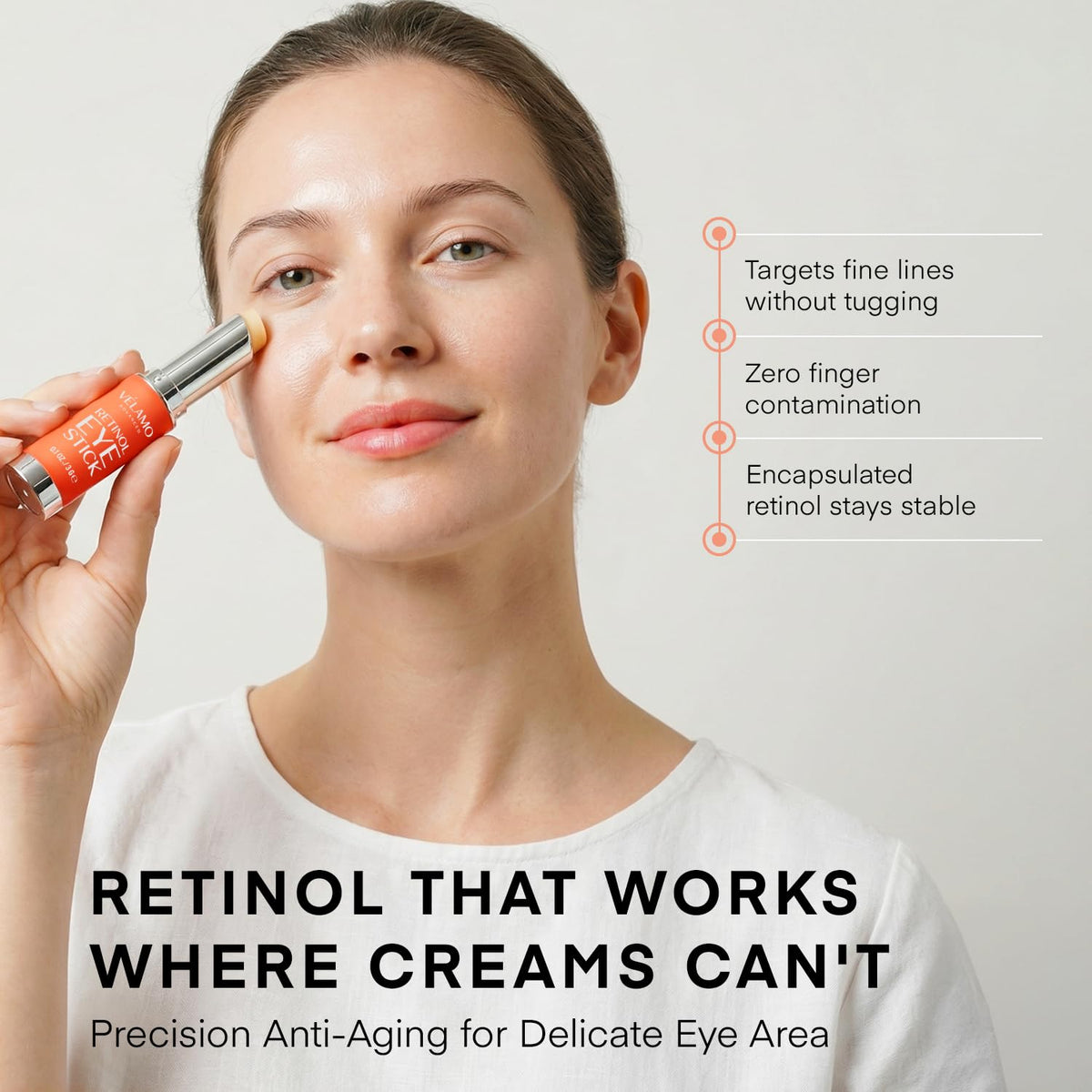 VELAMO ADVANCED Retinol Eye Stick Renewing Firming Under Eye - VELAMO ADVANCED Official Imagery - 3