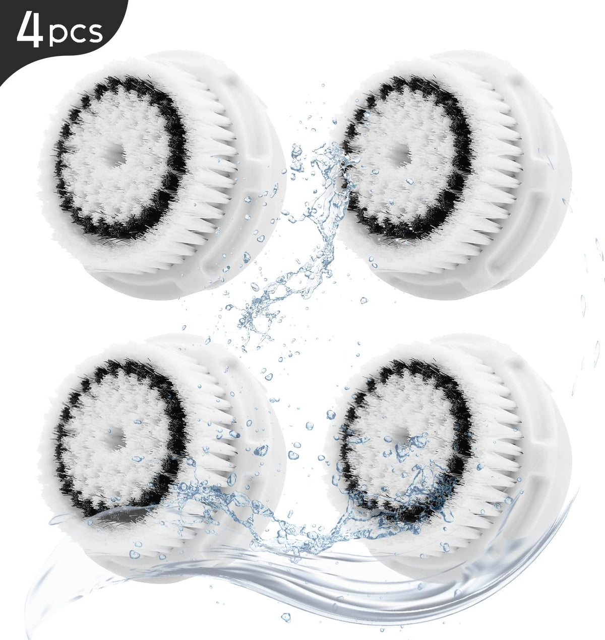 Sensitive and Deep Pore Brush Heads Compatible with - benvesa Official Imagery - 4