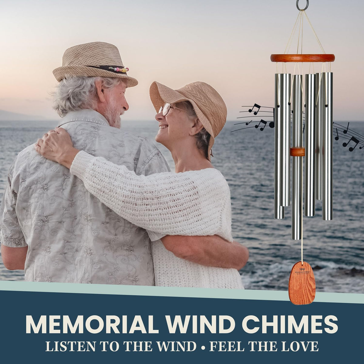 Woodstock Wind Chimes Original Amazing Grace Chime Memorial - Woodstock Chimes Official Imagery - 6