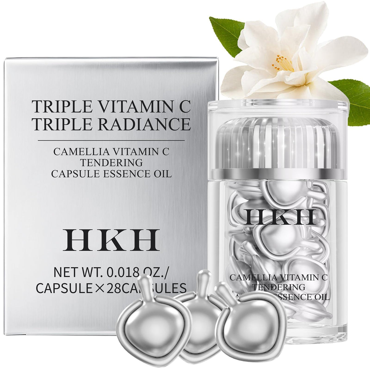 HKH Vitamin C Serum Capsules for Face 28 Count Travel - HKH Official Imagery - 2
