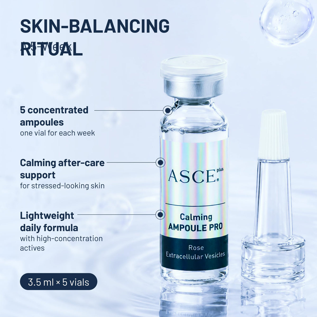 65 000ppm Exosome Skin Rejuvenating Intensive Serum - ASCE+ Official Imagery - 3