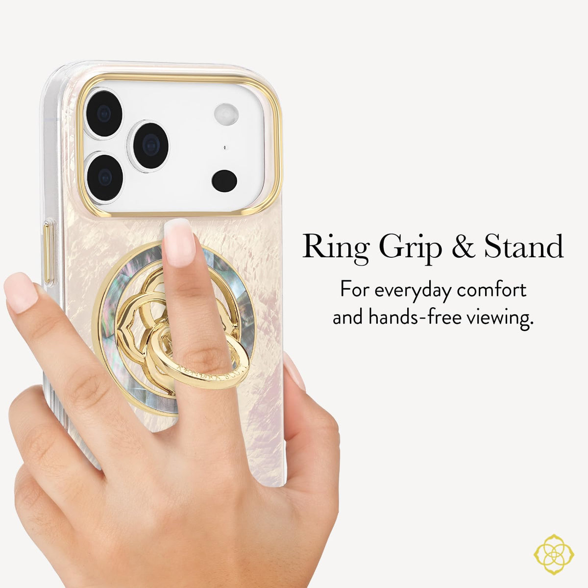 Kendra Scott Magnetic Phone Ring Grip with Stand - Case-Mate Official Imagery - 7