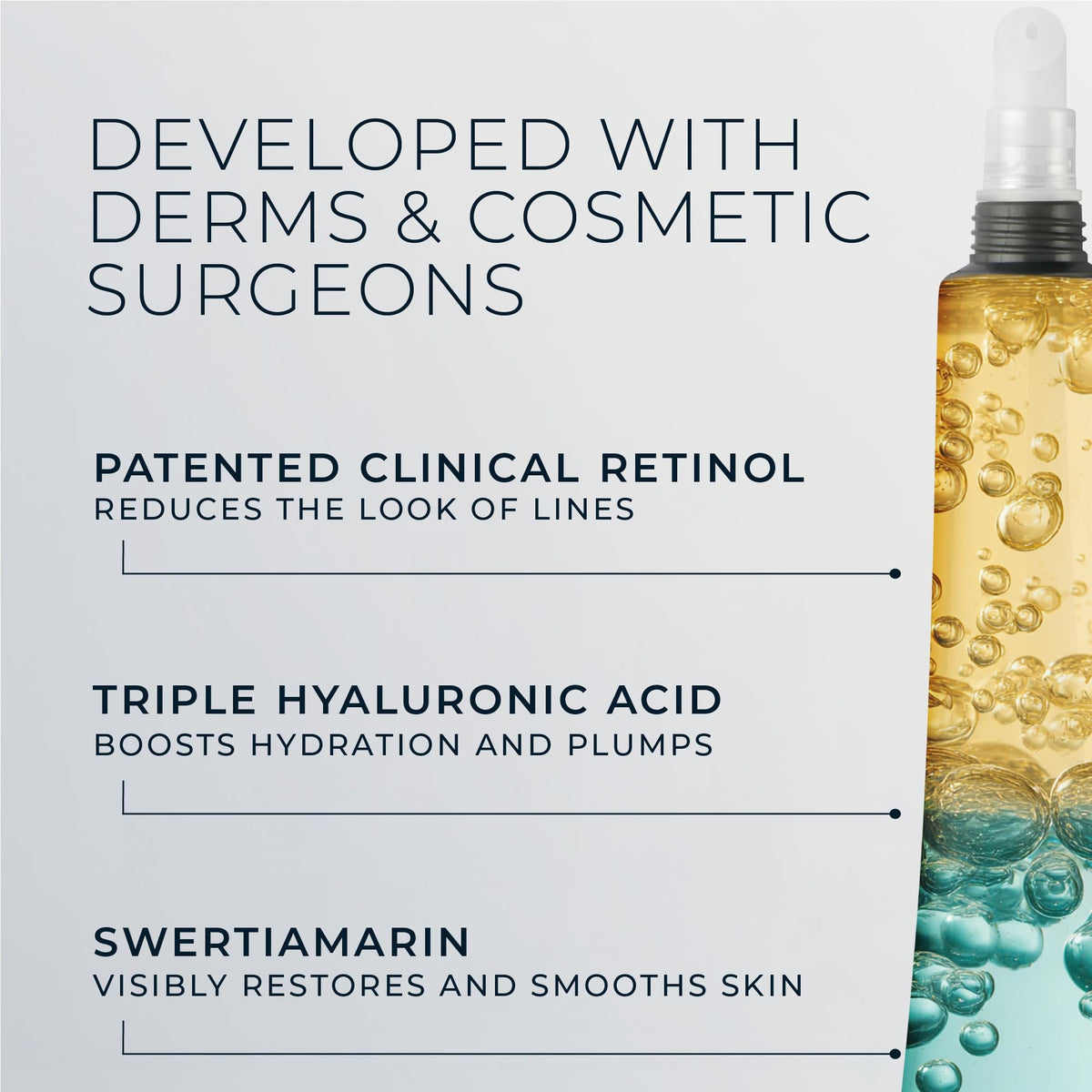 RoC – Serums on display