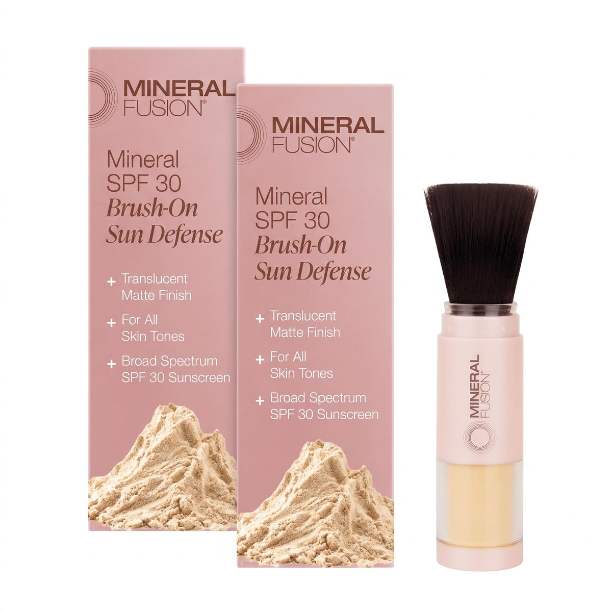 Mineral Fusion Brush On Powder Sunscreen for Face SPF 30 - Mineral Fusion Official Imagery - 2