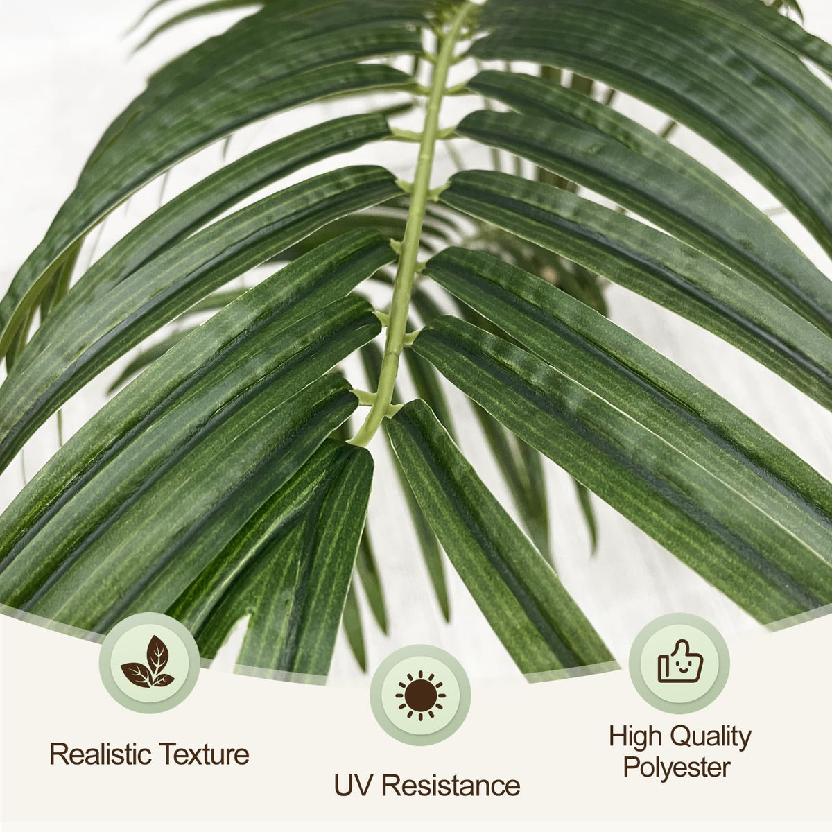 4ft Artificial Palm Tree Indoor Plant Tall Fake Tropical - Keeplush Official Imagery - 5