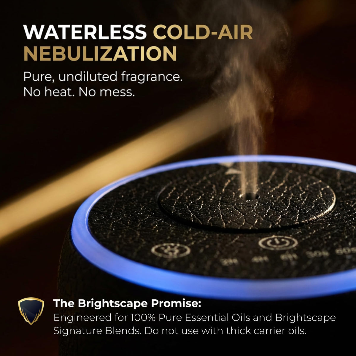 Aurora Waterless Essential Oil Diffuser - Brightscape Official Imagery - 4