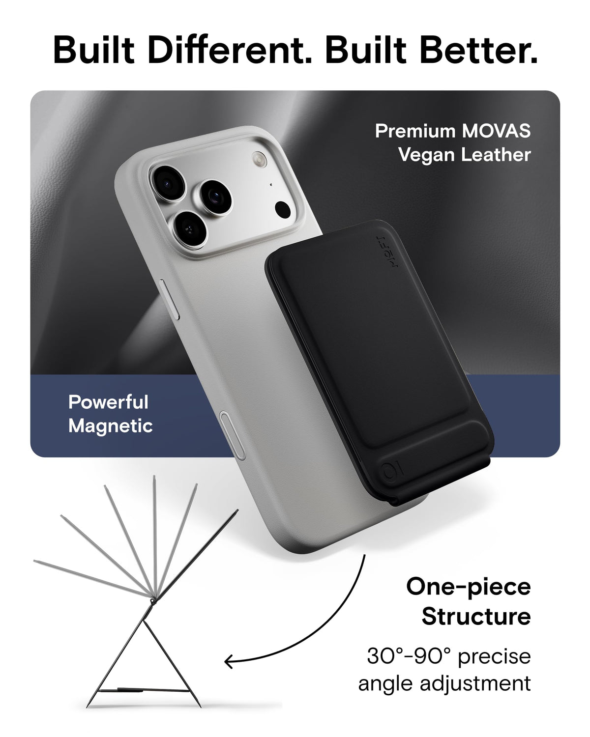 MOFT Snap Phone Tripod Wallet AERA NFC Supported Card Holder - MOFT Official Imagery - 8