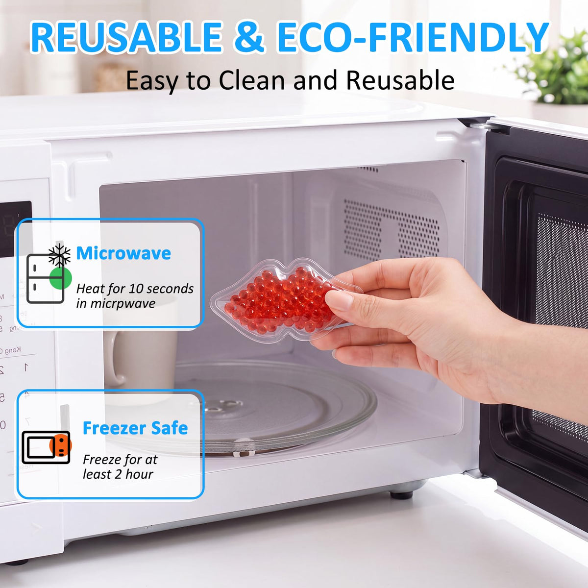 TrelaCo 120 Pcs Mini Lip Ice Pack Bulk Reusable Portable - TrelaCo Official Imagery - 5