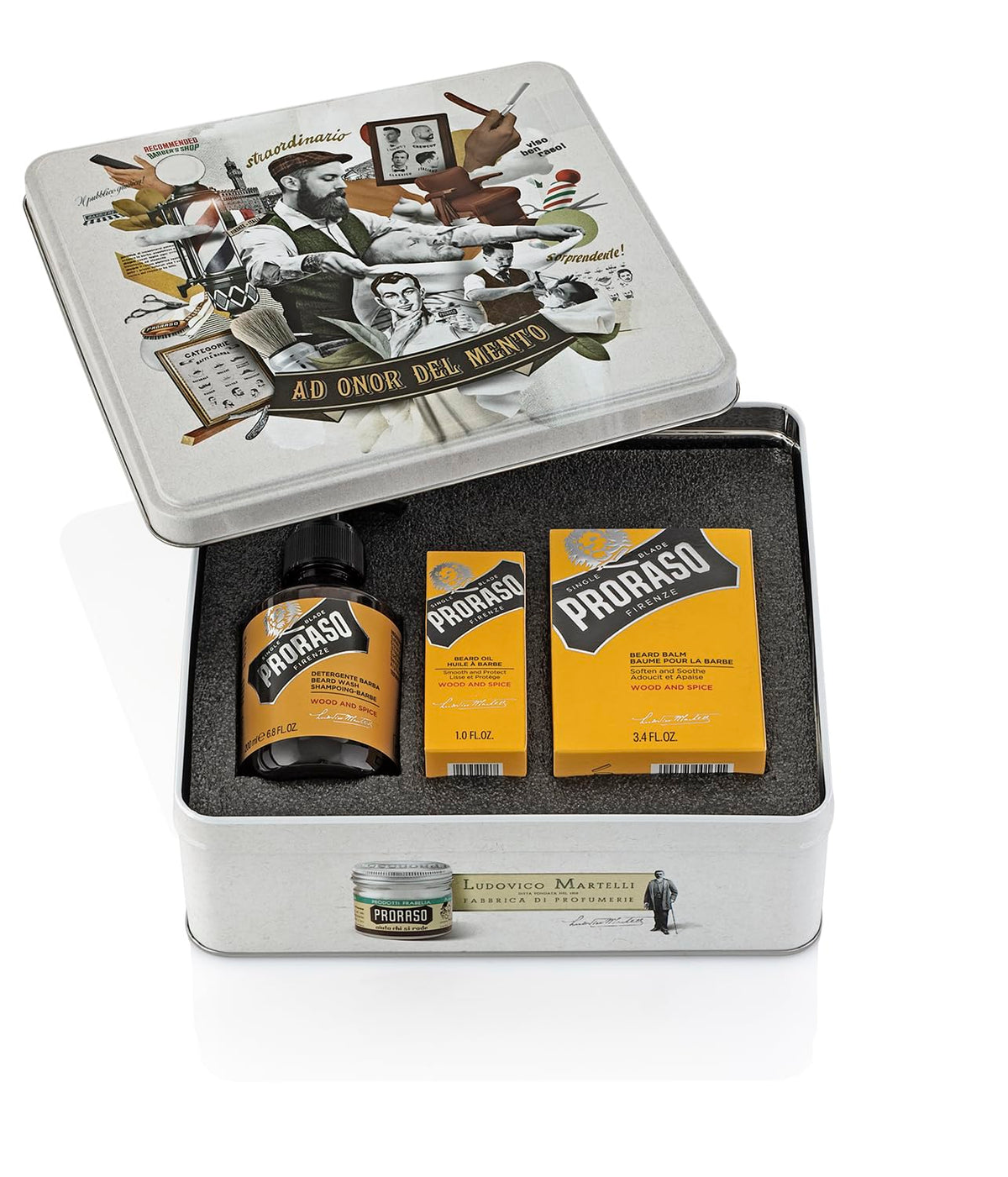 Proraso Beard Care Kit Gift Set for Men with Beard Wash - Premium Selection Official Imagery - 2