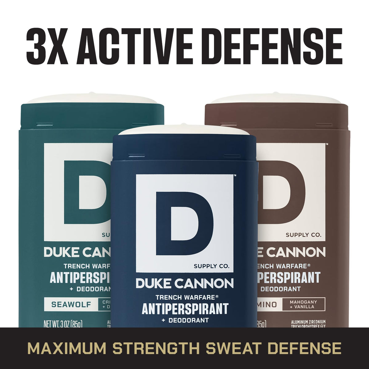 Duke Cannon Antiperspirant Deodorant for Men 3 Pack Bundle 3 - Duke Cannon Supply Co. Official Imagery - 6