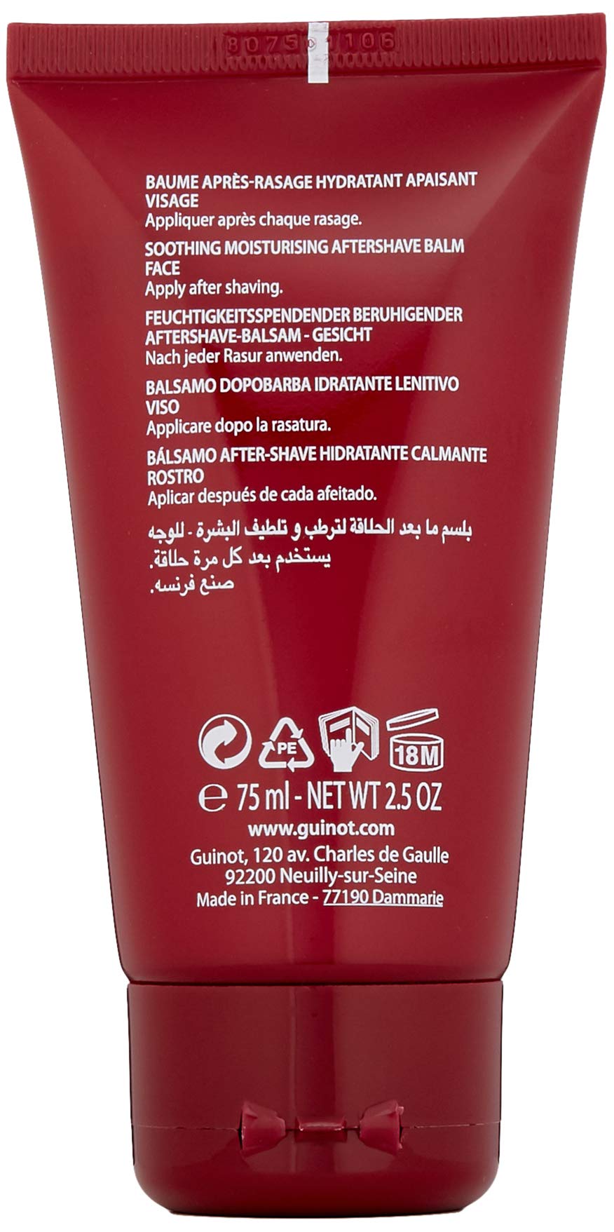 Guinot After Shave Balm 2 5 oz - Premium Selection Official Imagery - 5