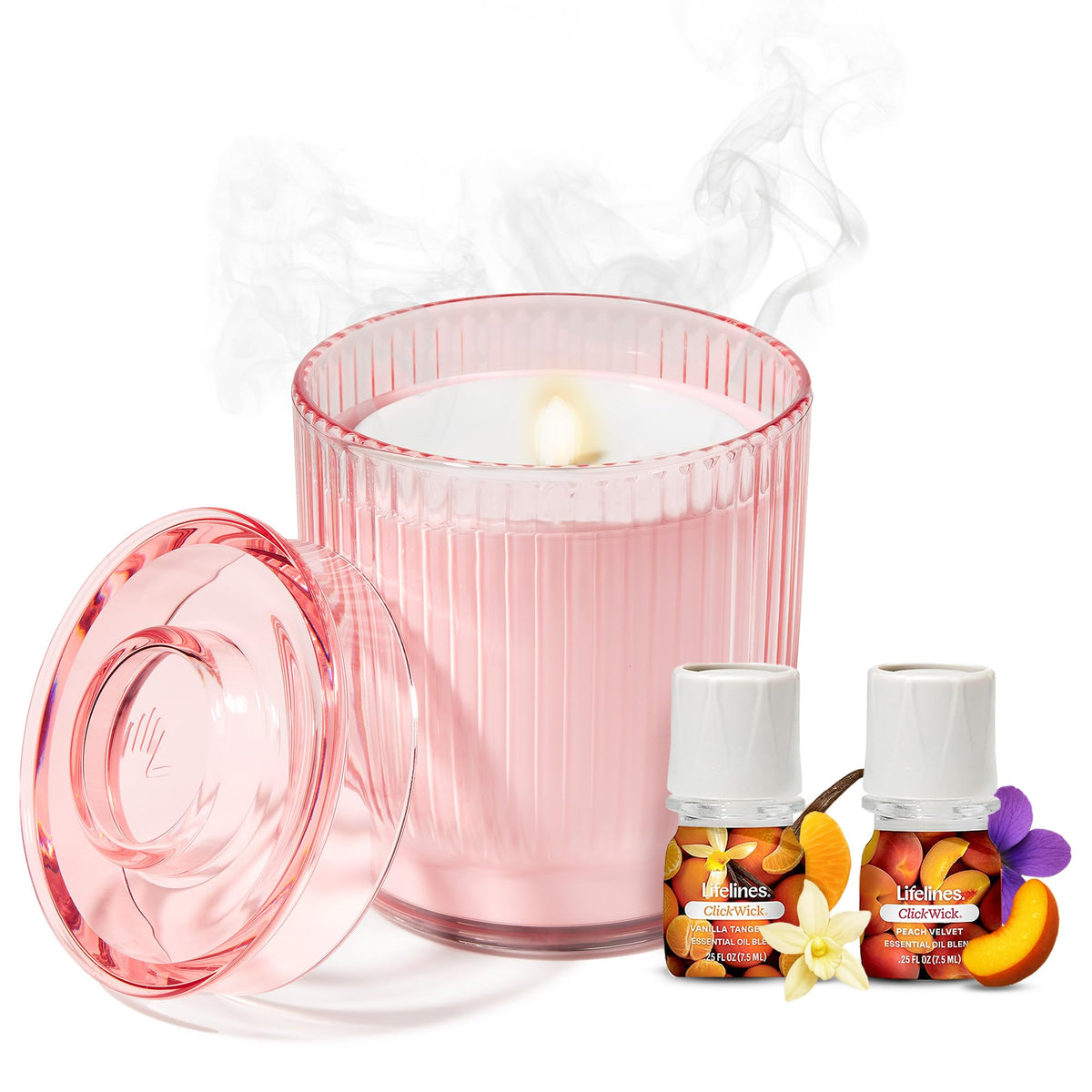 Lifelines Flameless Candle Diffuser with 2 Clickwick - Lifelines Official Imagery - 1