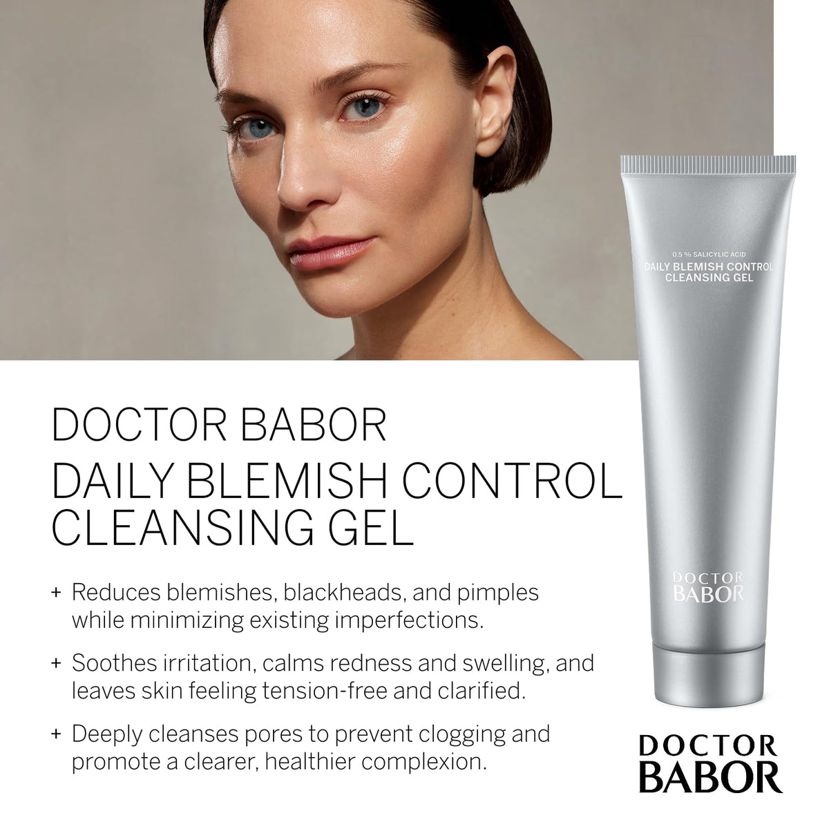 BABOR DOCTOR Daily Blemish Control Cleansing Gel with - BABOR Official Imagery - 4