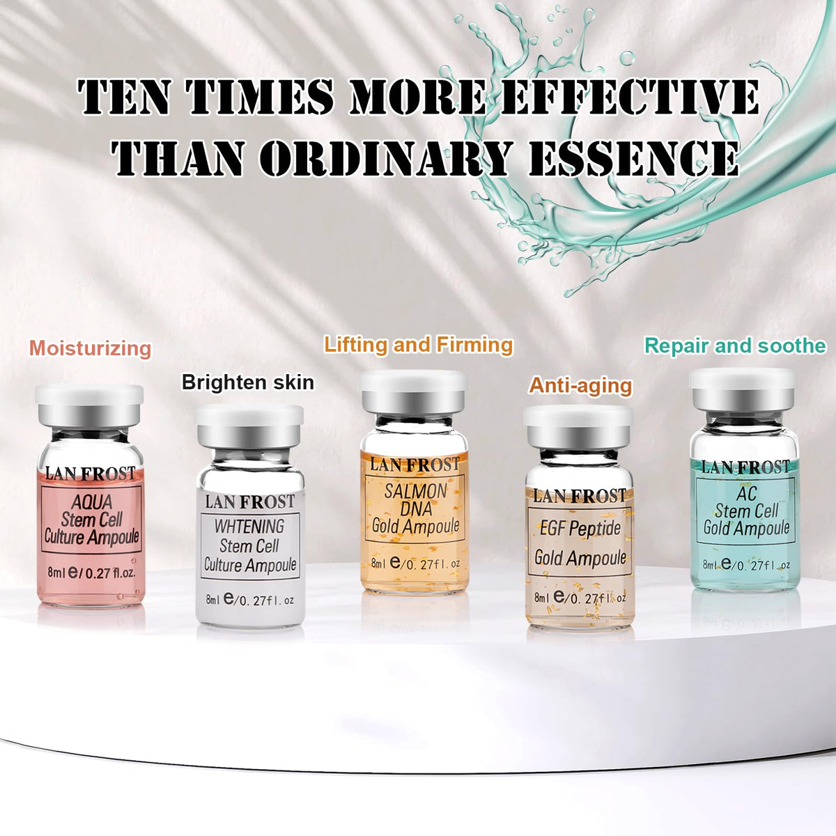 Facial Glow Starter Kit Serum Hyaluronic Acid Essence Skin - TRESSON Official Imagery - 8