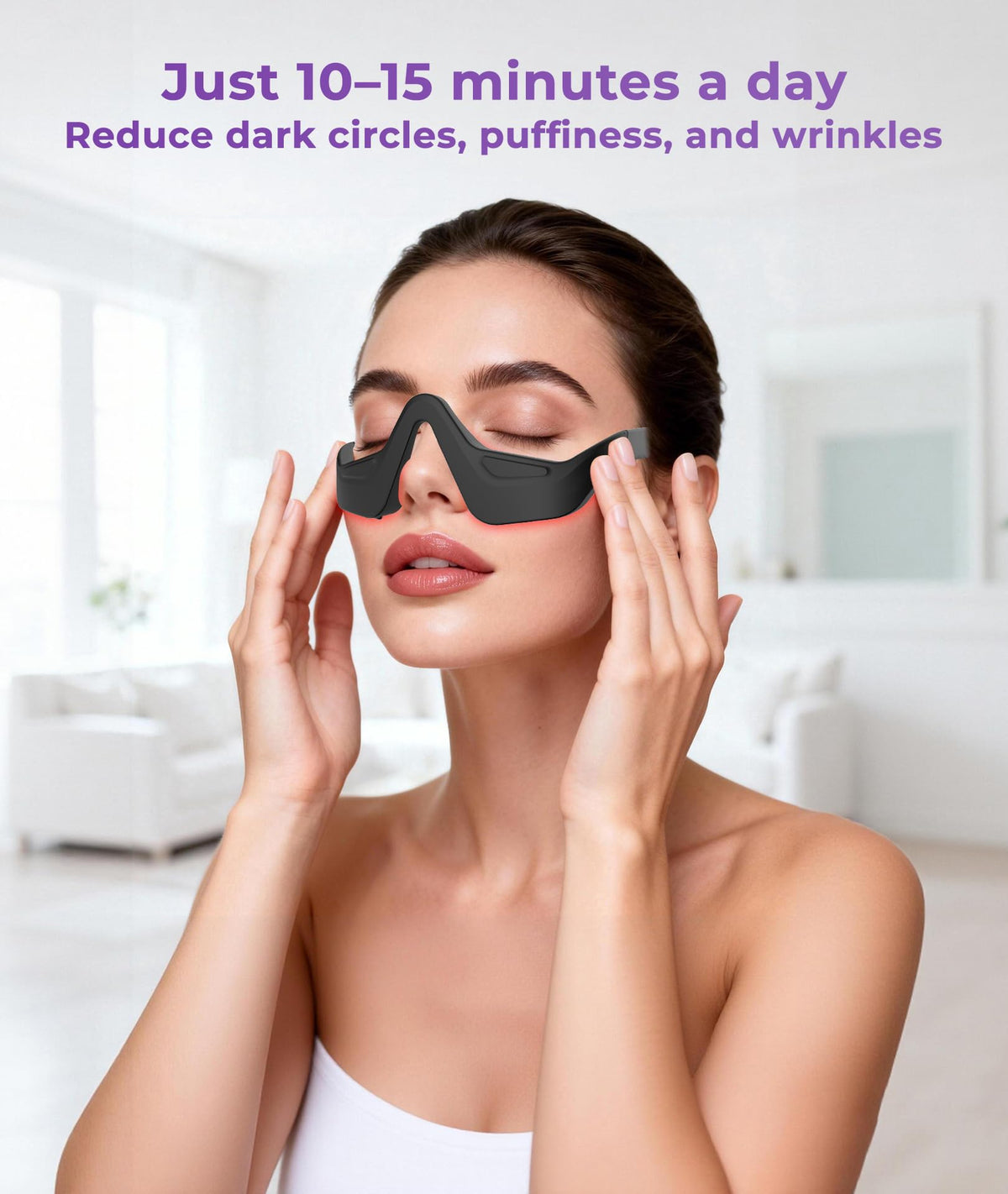Red Light Therapy for Eyes Eye Massager for Eye Bags - BAOONG Official Imagery - 6