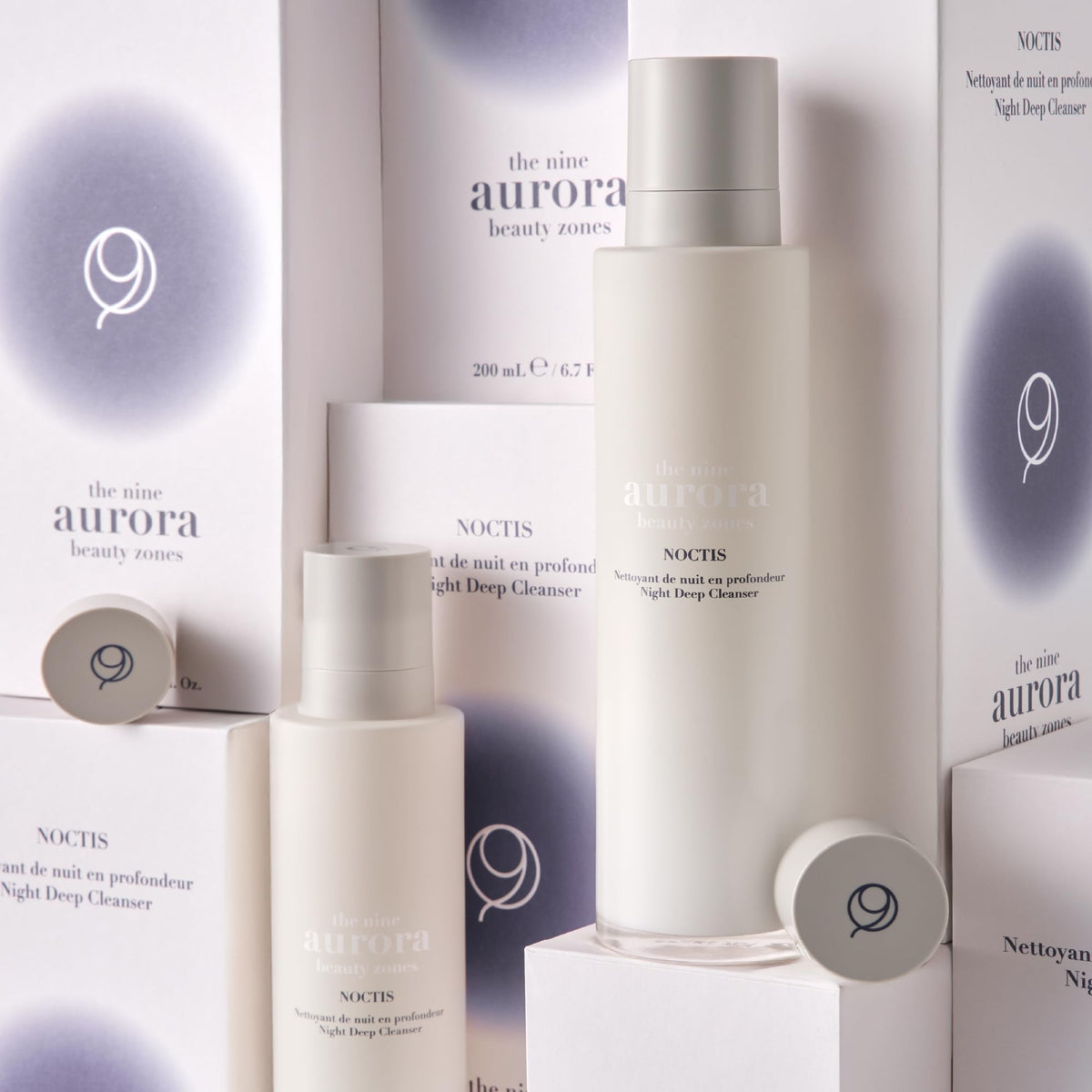 Noctis Night Deep Cleanser Lipid Rich Night Facial Cleanser - THE NINE AURORA BEAUTY ZONES Official Imagery - 5