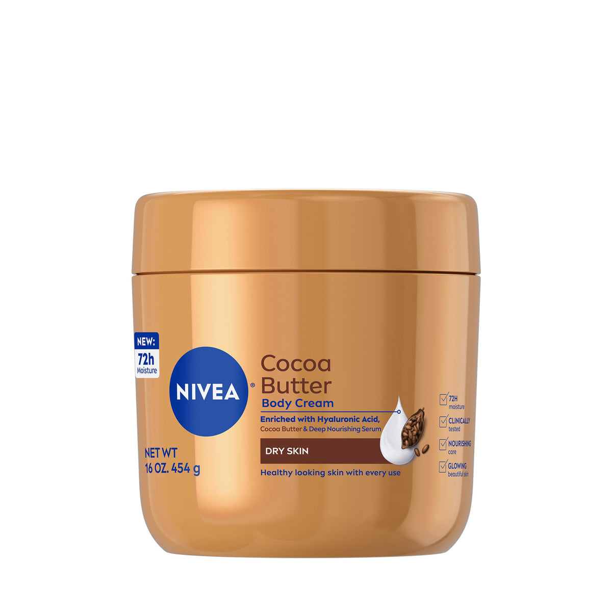 NIVEA Cocoa Butter Body Cream for Dry Skin 16 OZ