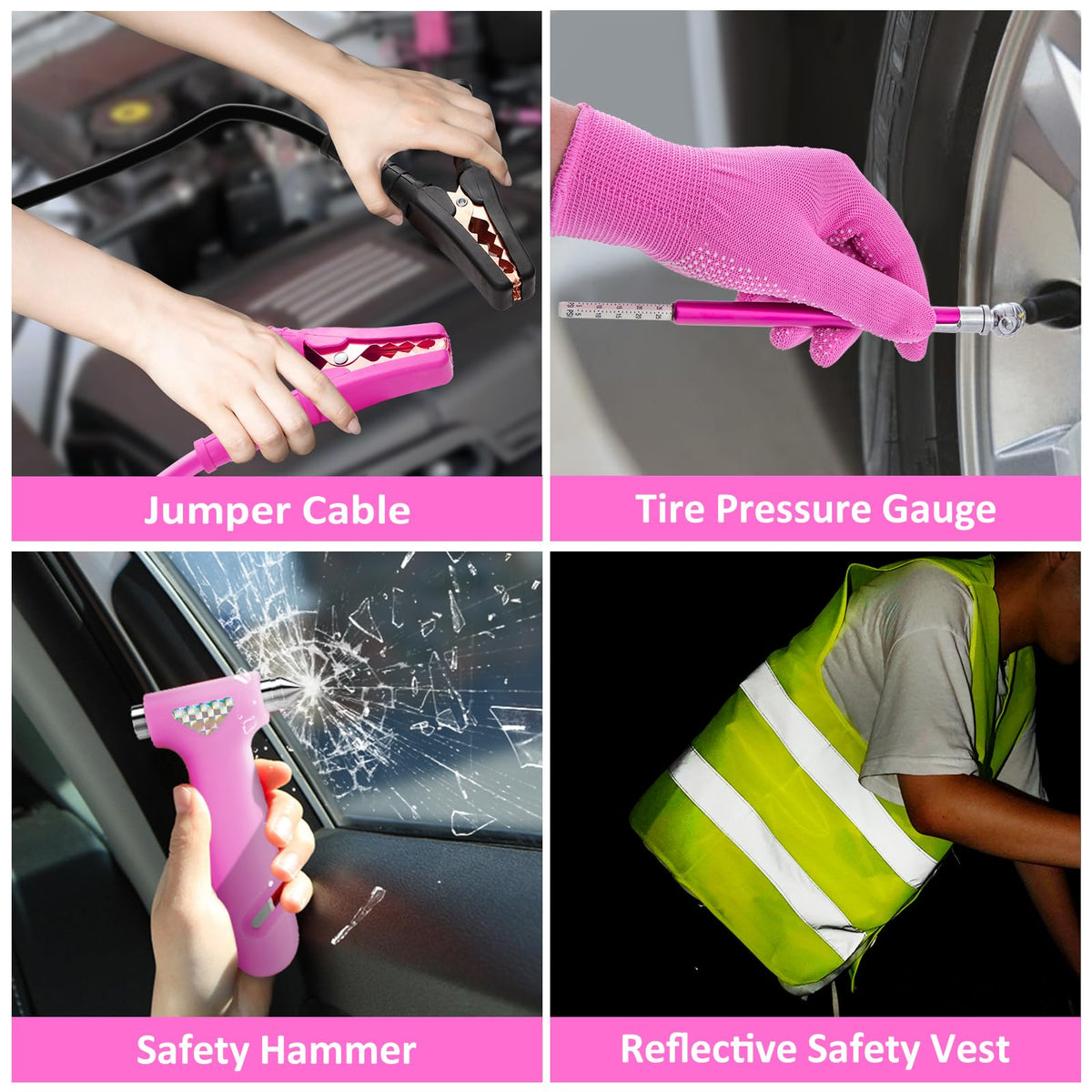 Car Roadside Safety Kit - HLWDFLZ Official Imagery - 5