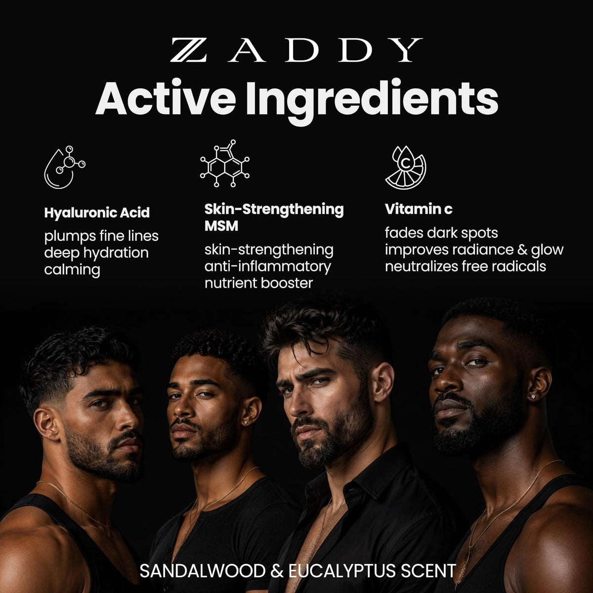 Zaddy Stem C Vitamin C Serum Hyaluronic Acid MSM Plant Stem - Zaddy Official Imagery - 8