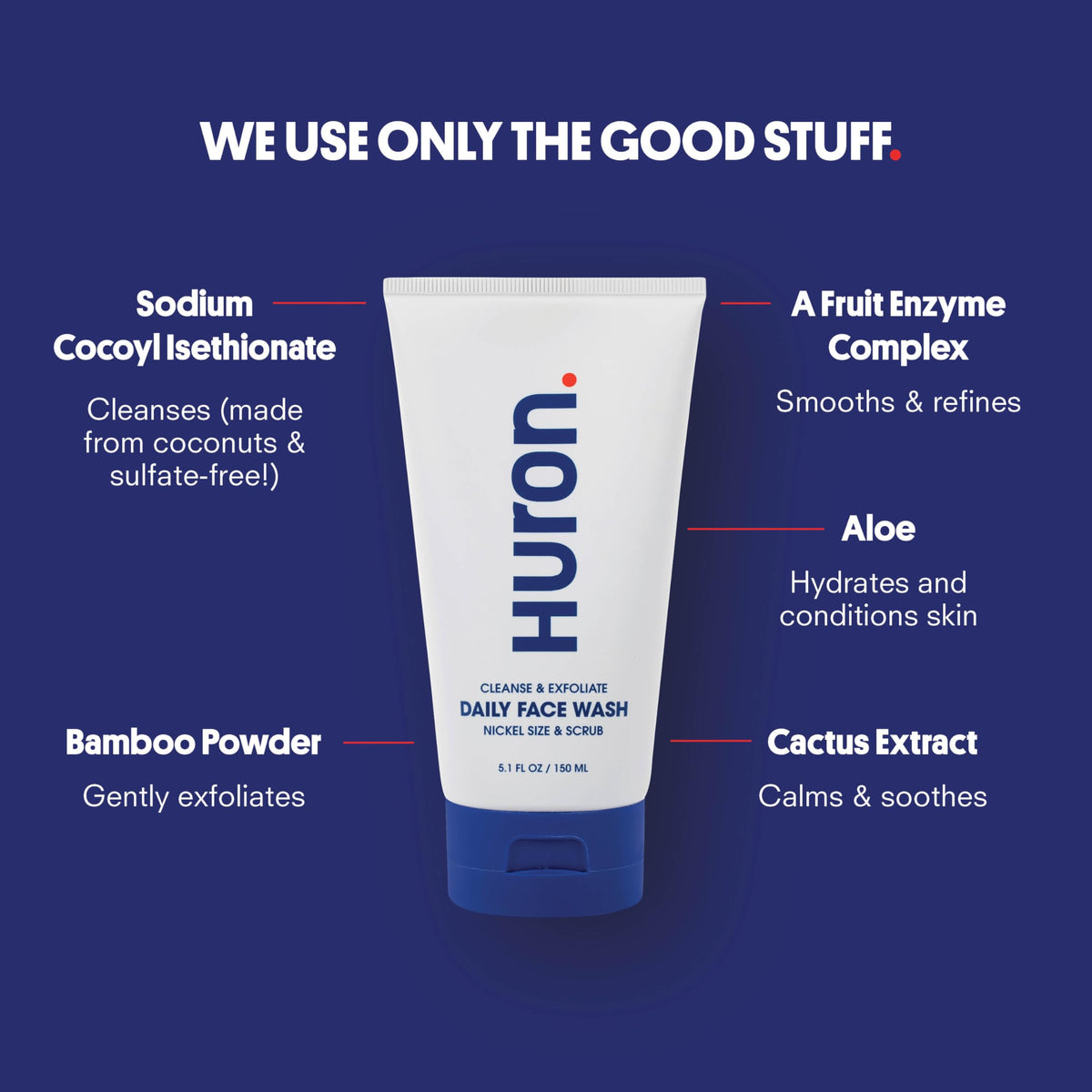Huron Men s Face Wash - Huron Official Imagery - 5