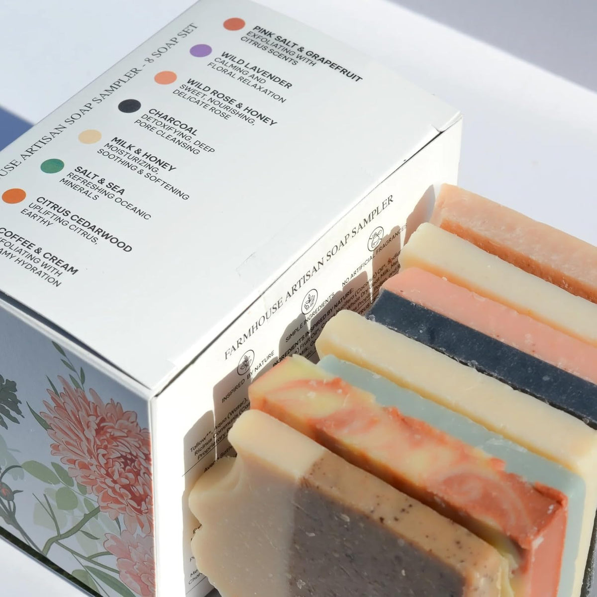 Pretty farm girl Soap Sampler Gift Kit Set of 8 Handcrafted - Pretty farm girl Official Imagery - 5