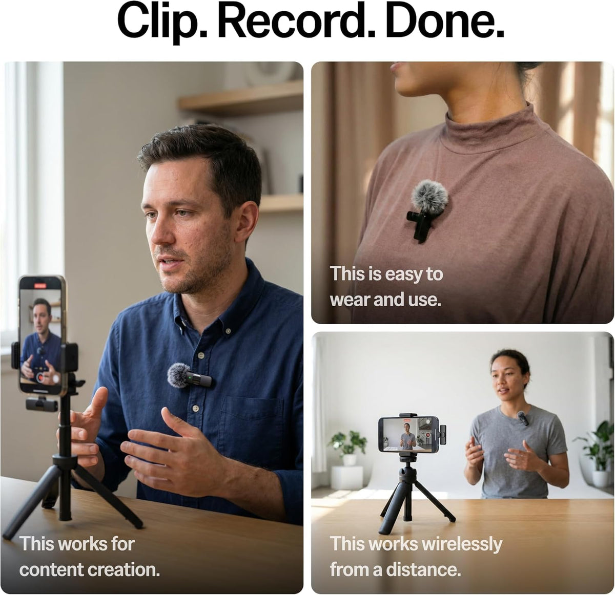 Mini Mic Pro – back view and specifications