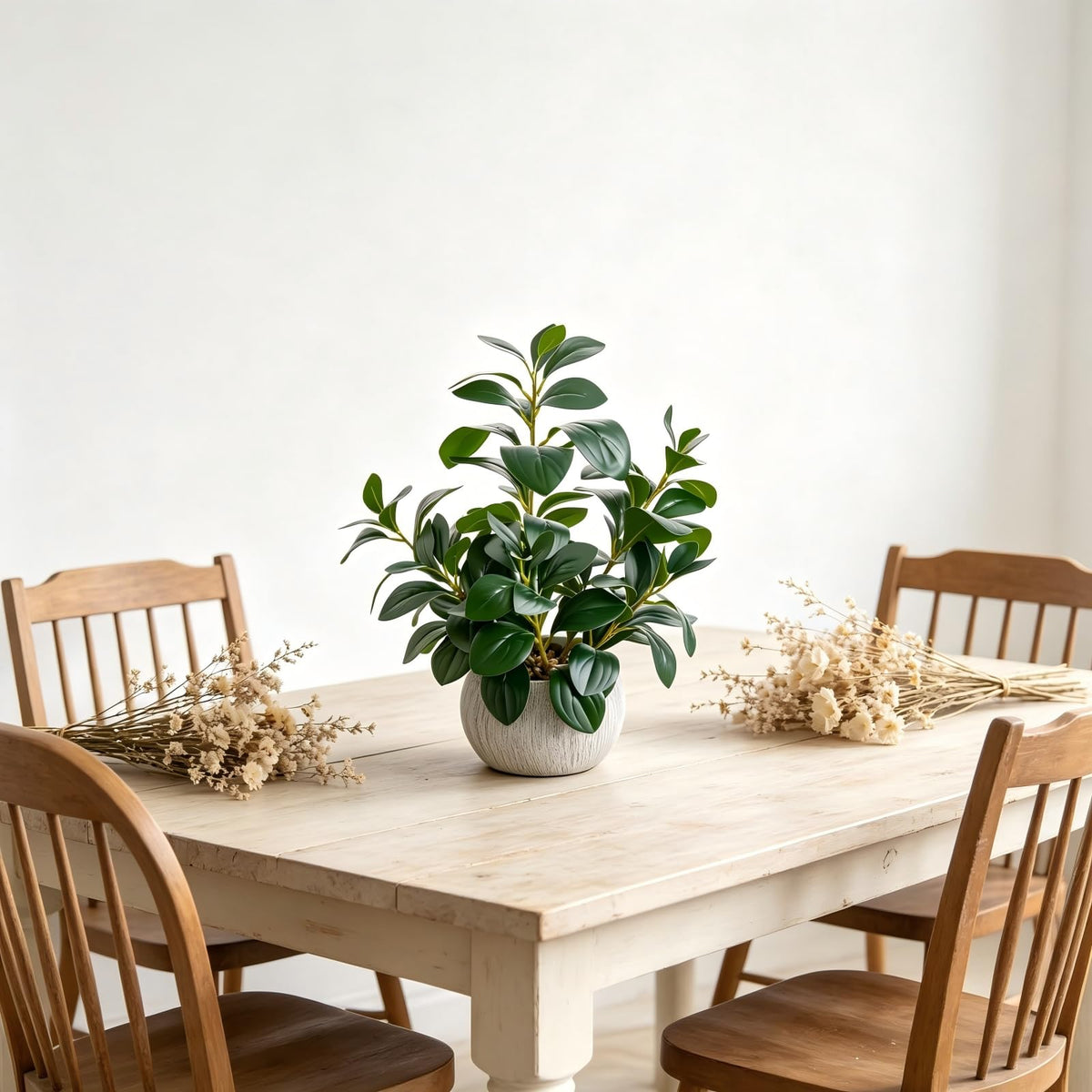 AlphaAcc 17 Artificial Ficus Cement Pot Home Kitchen Office - AlphaAcc Official Imagery - 8