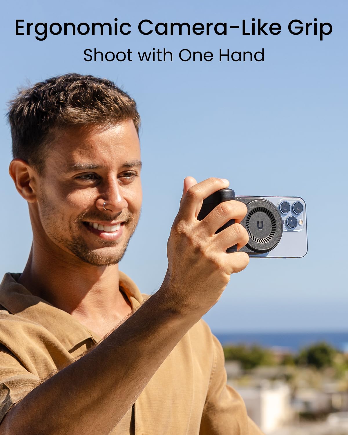 KraftGeek Magnetic Phone Stand Camera Grip for iPhone - KraftGeek Official Imagery - 3