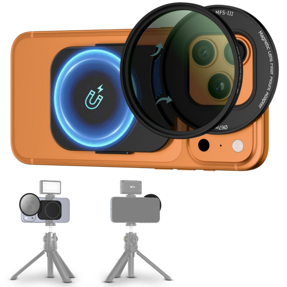 Upgraded 67mm CPL Filter for iPhone 18 Pro Lens Filter - JJC Official Imagery - 1