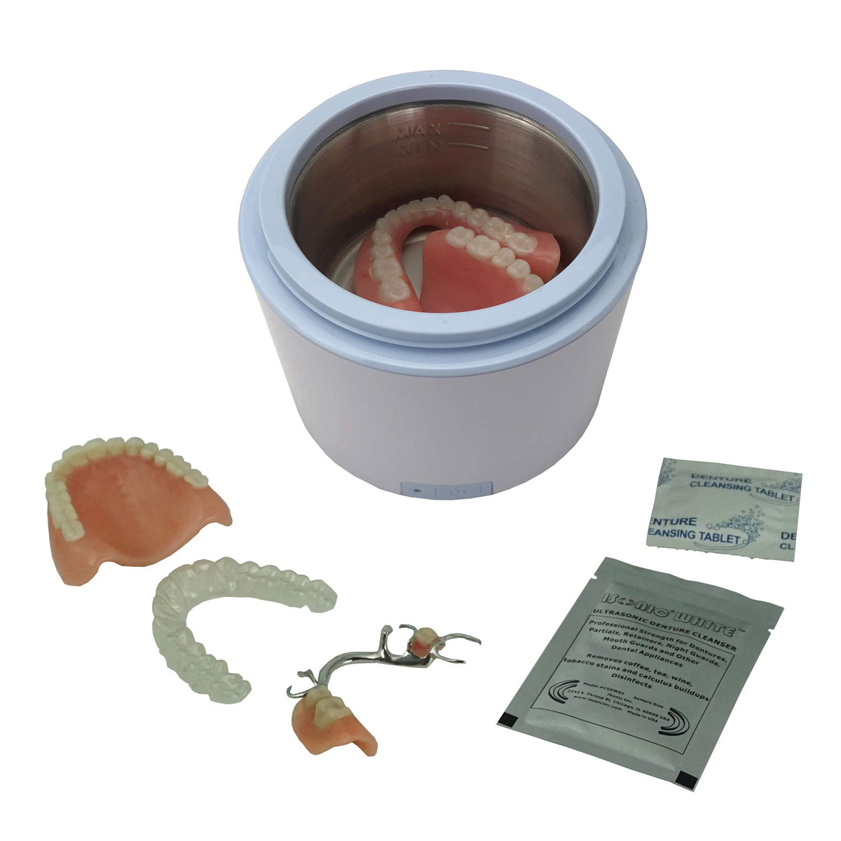 iSonic DS180 Portable Ultrasonic Denture Retainer Cleaner - iSonic Official Imagery - 7
