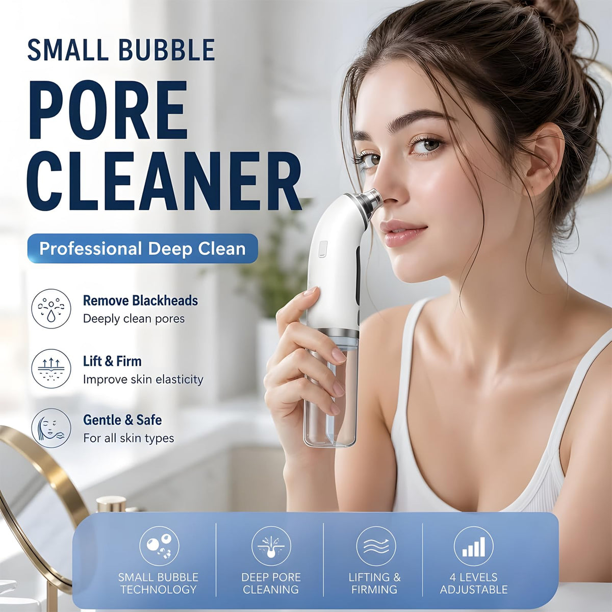 Electric Facial Cleanser - YHWABOICE Official Imagery - 3