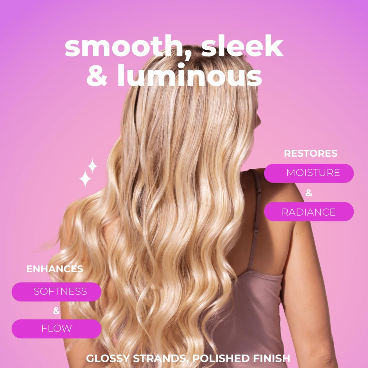 Luseta Glossy Pearl Hair Care Set Smooth Shine for Dull Hair - L LUSETA Official Imagery - 8