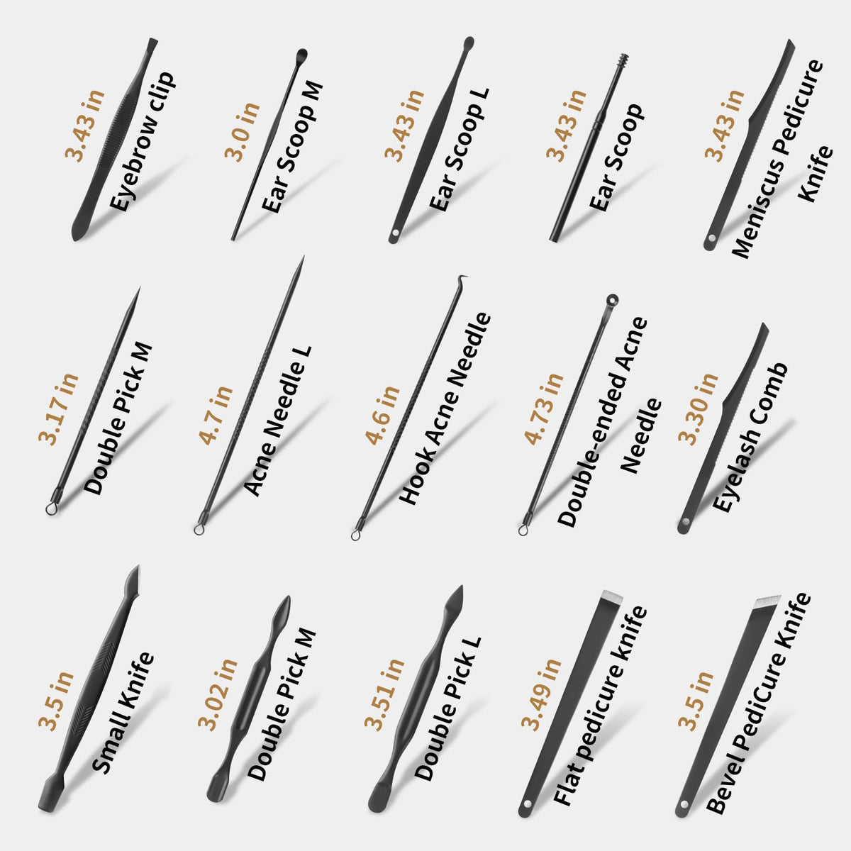 MINKINH Nail Clippers Set Manicure Pedicure Kit 26 Piece – full view