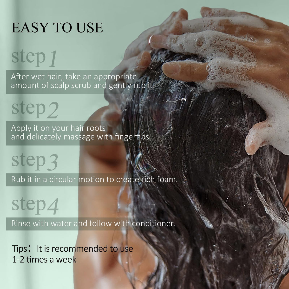 VOERUY Scalp Scrub Rosemary Scalp Exfoliator Scrub Shampoo 2 - VOERUY Official Imagery - 7