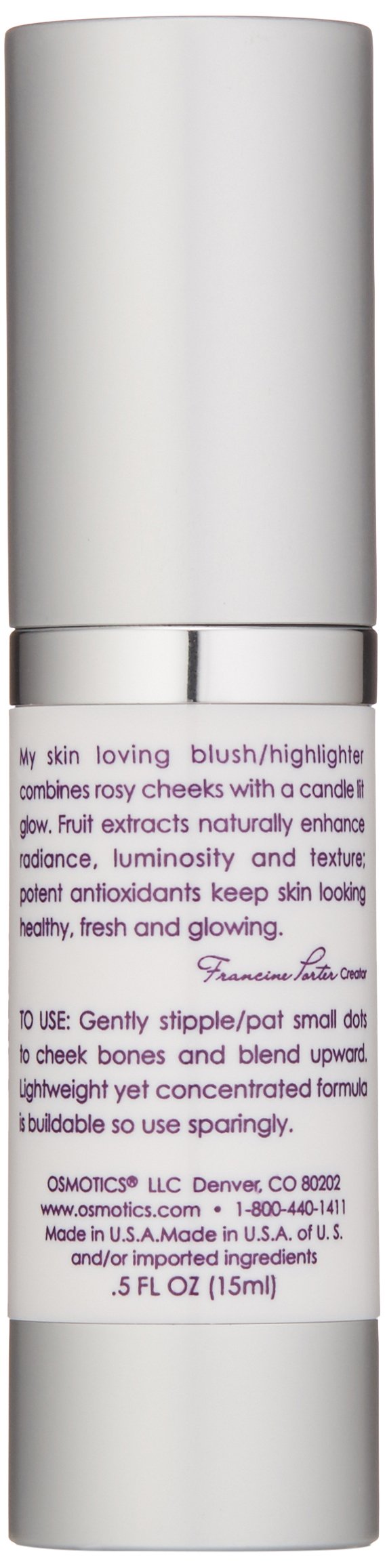 Osmotics Radiance Illuminating Blush Hydrating Cream Gel - Osmotics Cosmeceuticals Official Imagery - 5