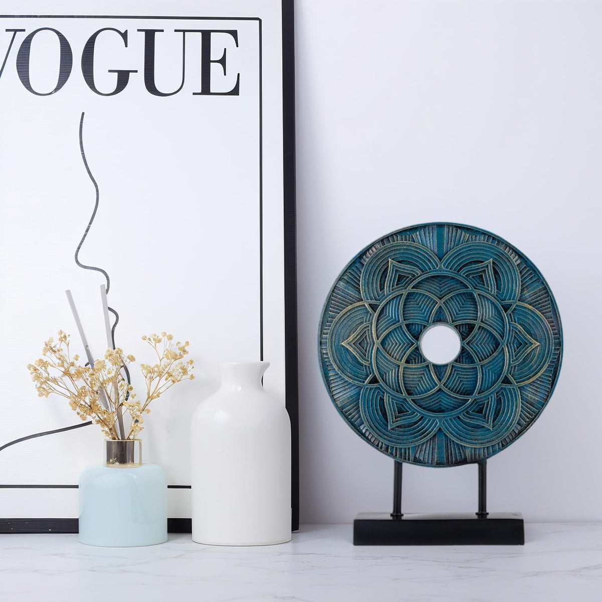 Modern Sculpture Decorative Objects Above Cabinet Decor - HODESunPure Official Imagery - 3