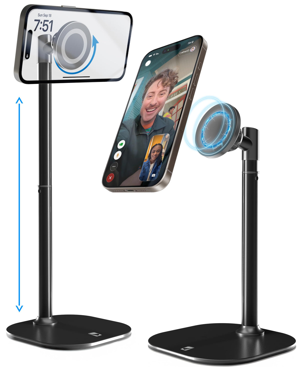 COOPER MagStand Magnetic Phone Stand for Desk MagSafe Tripod – product photo (Stands)