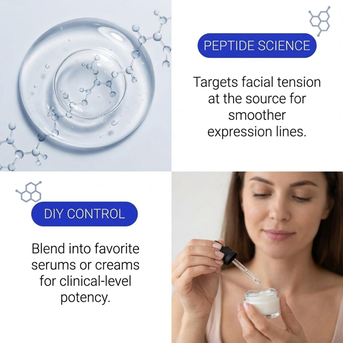 Snap 8 Peptide Serum for Face Custom 10 serums Anti Aging - Skin Perfection Official Imagery - 4